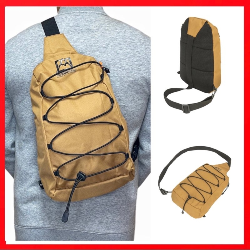 Brand NEW! Avalanche Tan Sling Bag/Crossbody Bag For Eveeyday Use/Outdoors